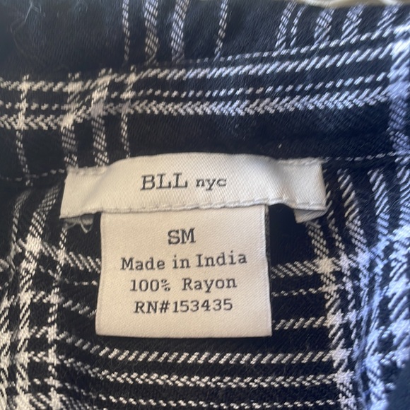 BLL NYC SMALL dress made in India with string belt - Picture 3 of 4